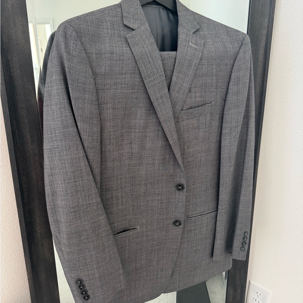 Calvin Klein Charcoal Suit
